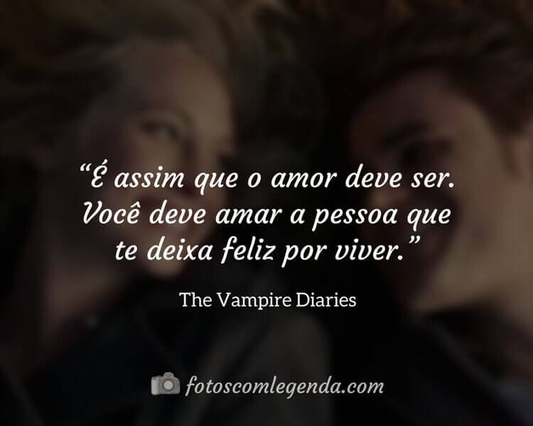 Frase The Vampire Diaries.