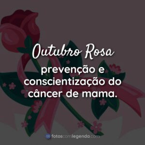 Outubro Rosa: prevenção e conscientização do câncer de mama.