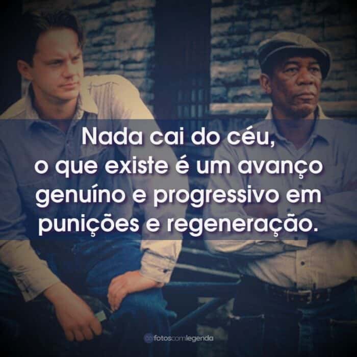 Nada cai do céu, o que existe é um avanço genuíno e progressivo em punições e regeneração.