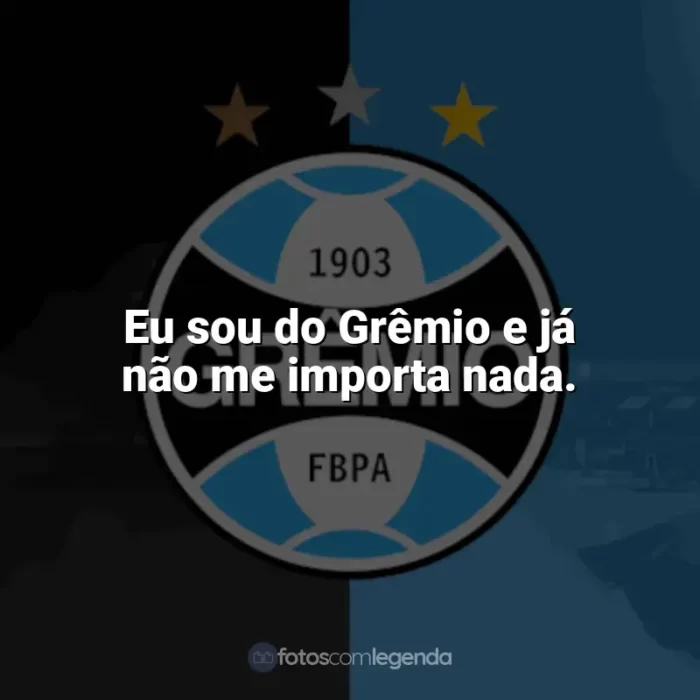 Frases do Grêmio campeão: Eu sou do Grêmio e já não me importa nada.